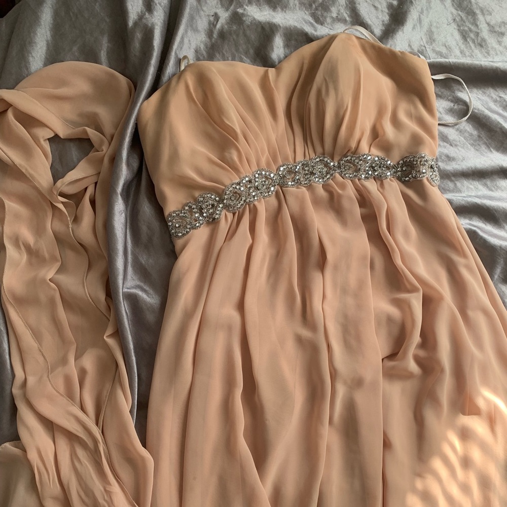 Tan colored dress (special occasion)